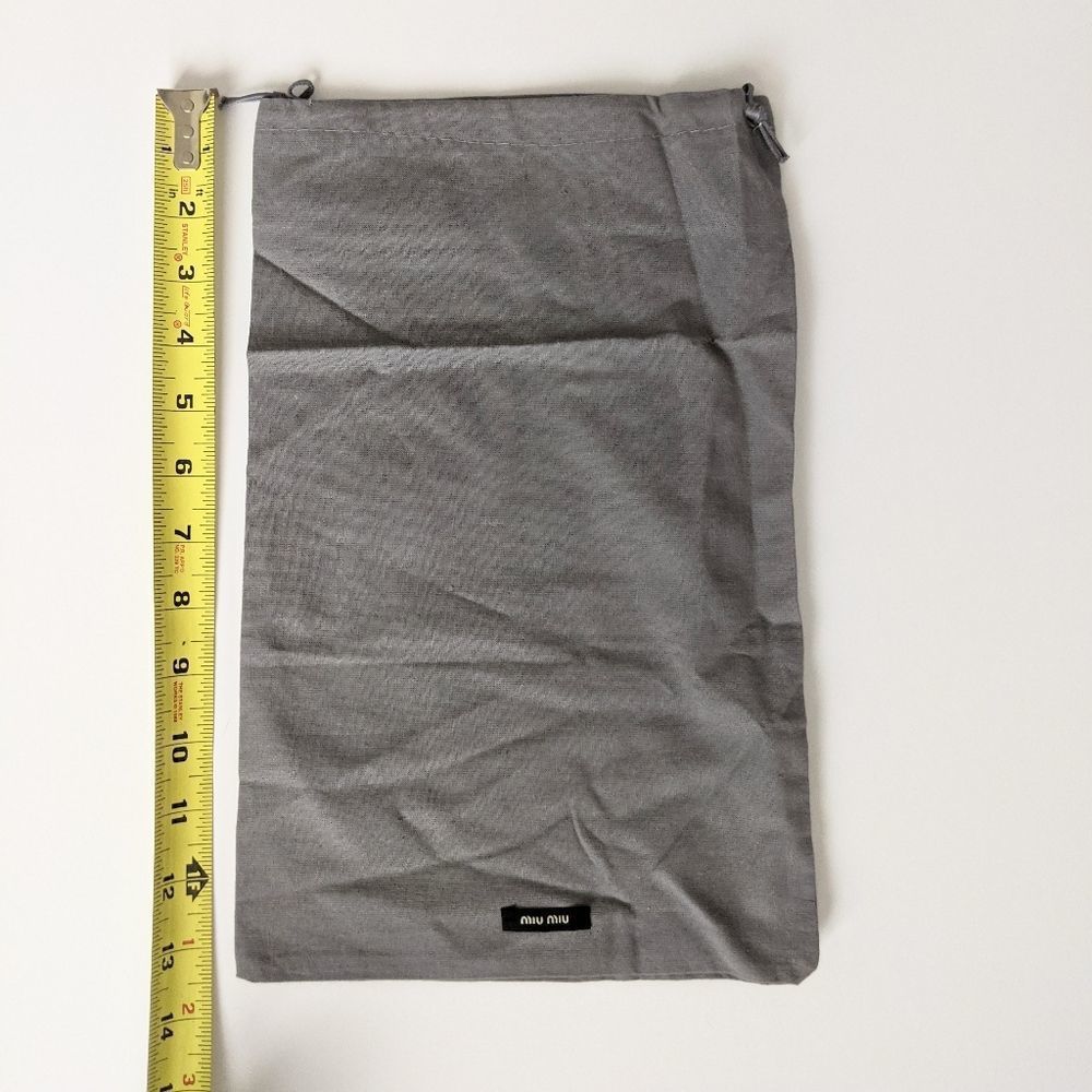 Miu miu shoe sleeper cover dust bag
